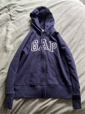 GAP Navy Blue Full-Zip Hoodie